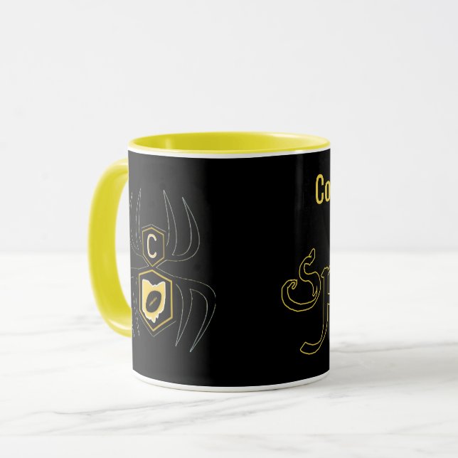 Columbus Spiders Yellow Mug (Front Left)