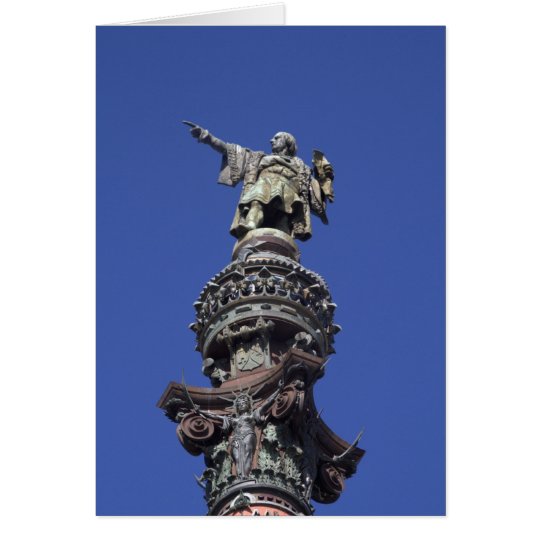 Columbus statue, Barcelona Card