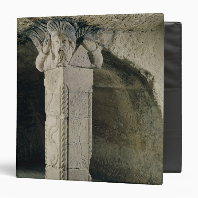 Column from the crypt, with the head of Moses 3 Ring Binder (Front/Inside)