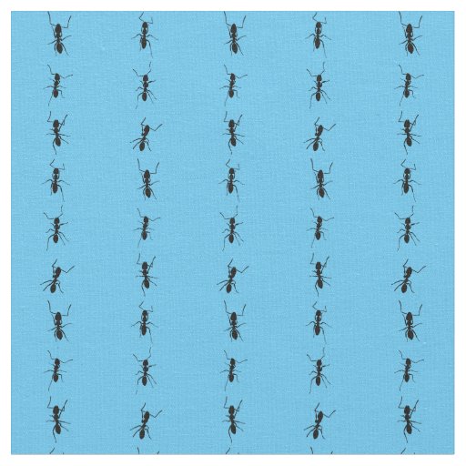 column of ants pinstripe fabric