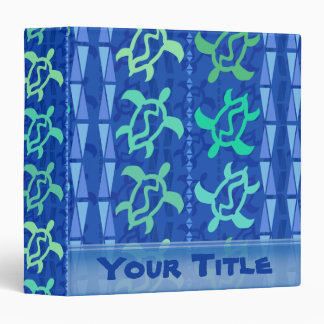Column of Turtles Customizable 1.5" Art Binder