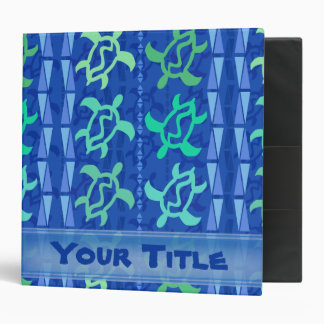Column of Turtles Customizable 2" Art Binder