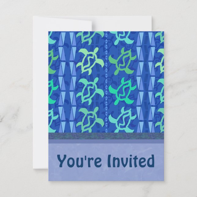 Column of Turtles Invitations (Front)