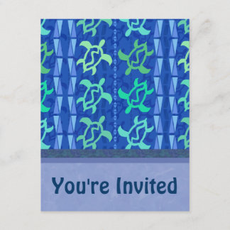 Column of Turtles Invitations