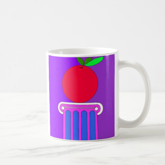  column with apple coffee mug (Right)