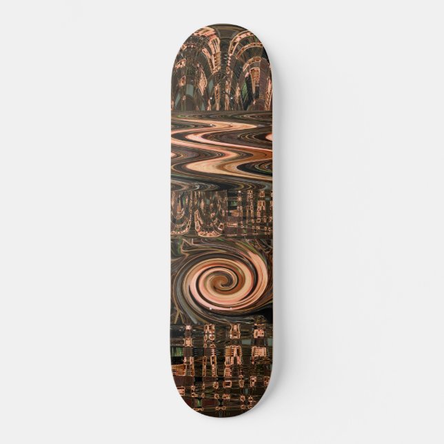Columned Stinkhorn Mushroom OBX Skateboard (Front)