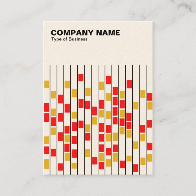 Columns of Organization (Cream Card) Business Card (Front)