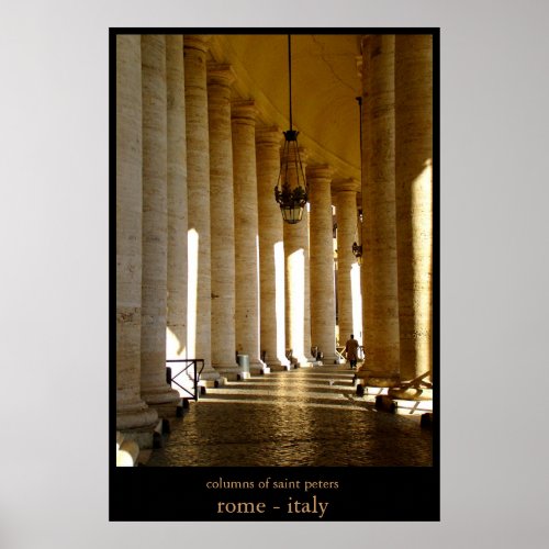 columns of saint peters poster