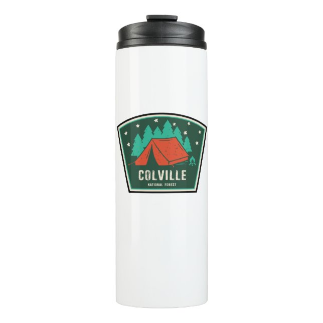 Colville National Forest Camping Thermal Tumbler (Front)