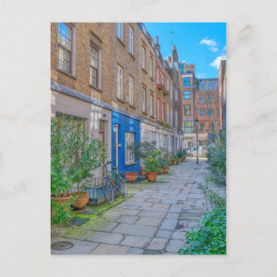 Colville Place, Fitzrovia London UK Postcard