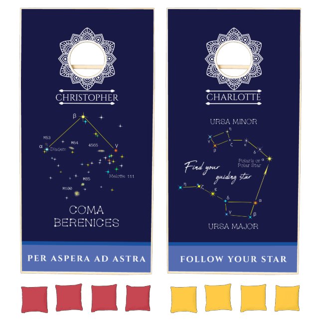 Coma Berenices And Polaris Star Cornhole Set (Set)