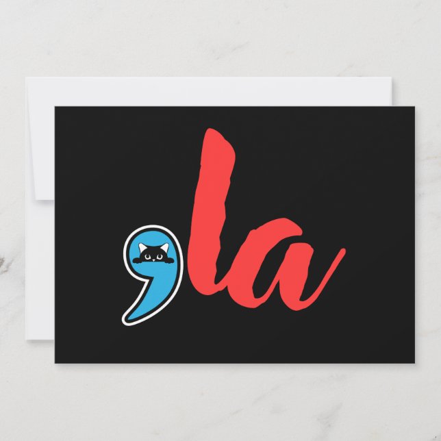 Coma La 2024 Cat Lady Invitation (Front)