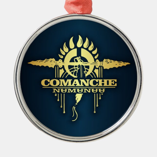Comanche 2 metal ornament (Front)
