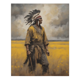 Comanche Faux Canvas Print