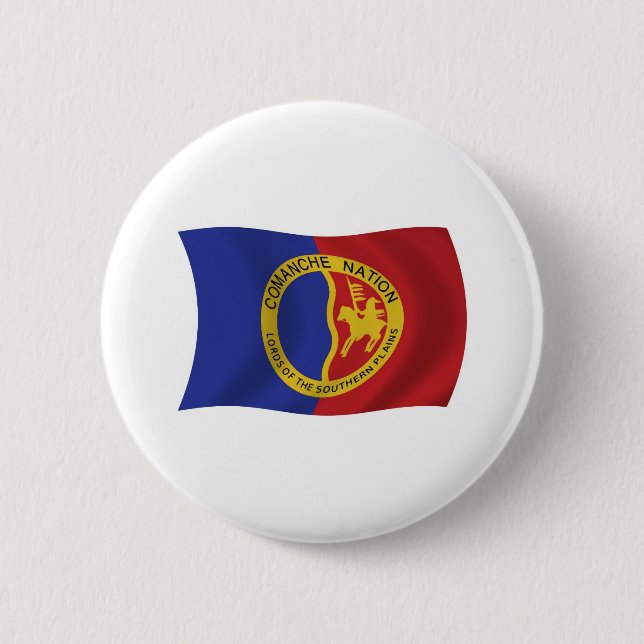 Comanche Nation Flag Button (Front)
