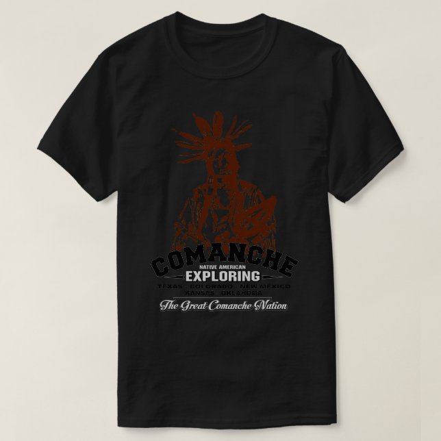 Comanche Nation Native American T-Shirt (Design Front)