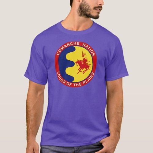 Comanche Nation Seal Lords Of The Plains T_Shirt