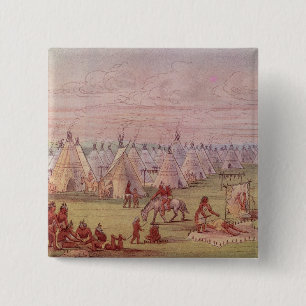 Comanchee Village Pinback Button