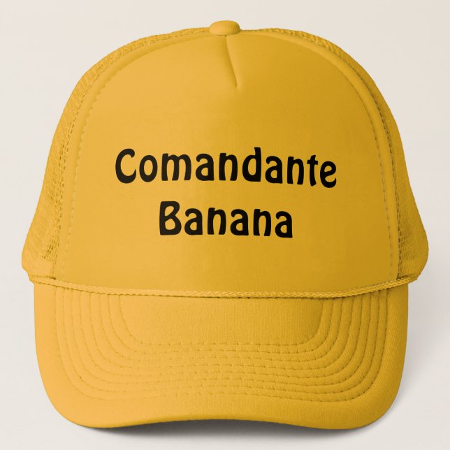 comandante  banana trucker hat (Front)