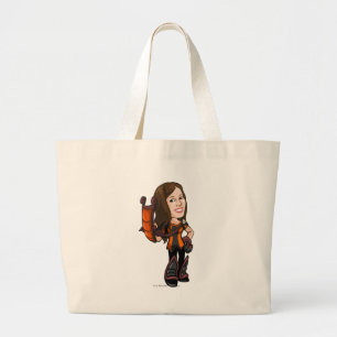 Comastar Haunted Woods Staff Player Large Tote Bag