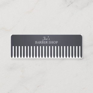 Comb hair salon funny professional cover mini business card