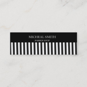 Comb hair salon professional cover mini business card