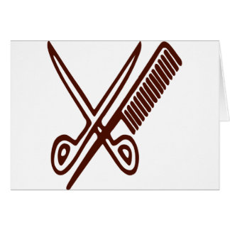 Comb & Scissors - Hairdresser Cards