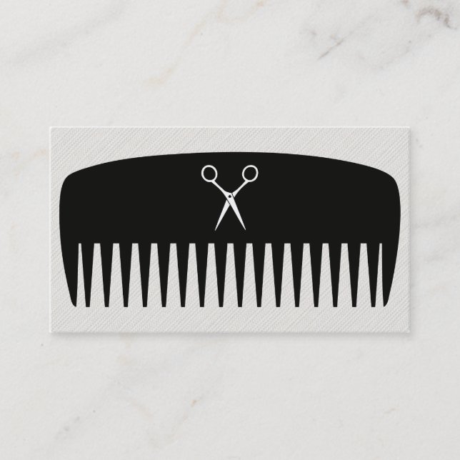 Comb & Shears Business Card (Front)