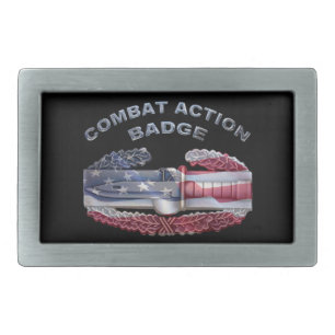 Combat Action Badge Afghanistan Veteran Belt Buckle