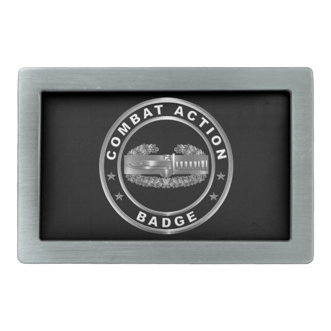 Combat Action Badge  Belt Buckle (Front)