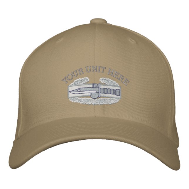 Combat Action Badge, Iraq & Afghanistan Ribbon Hat (Front)