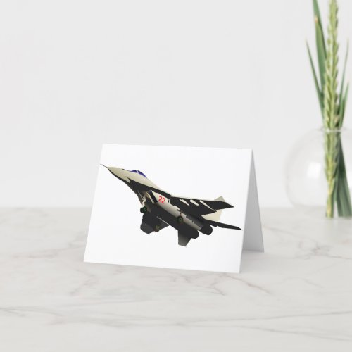 Combat Aircraft Note Cards