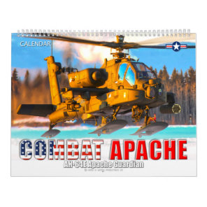 COMBAT APACHE - AH-64E Apache Guardian Calendar