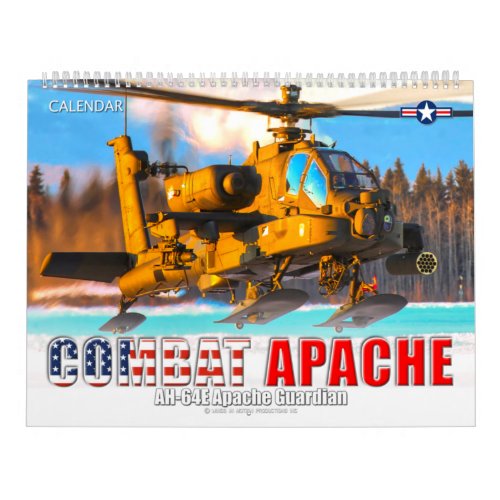 COMBAT APACHE _ AH_64E Apache Guardian Calendar