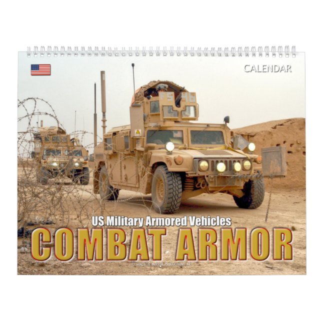 COMBAT ARMOR - US Military Armored Vehicles Calendar (Cover)