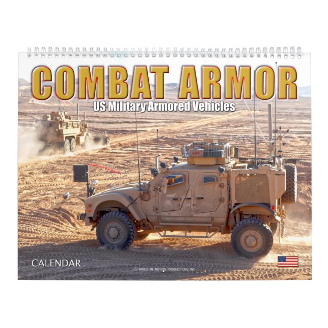 COMBAT ARMOR - US Military Armored Vehicles Calendar (Cover)