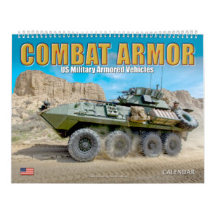 COMBAT ARMOR - US Military Armored Vehicles Calendar