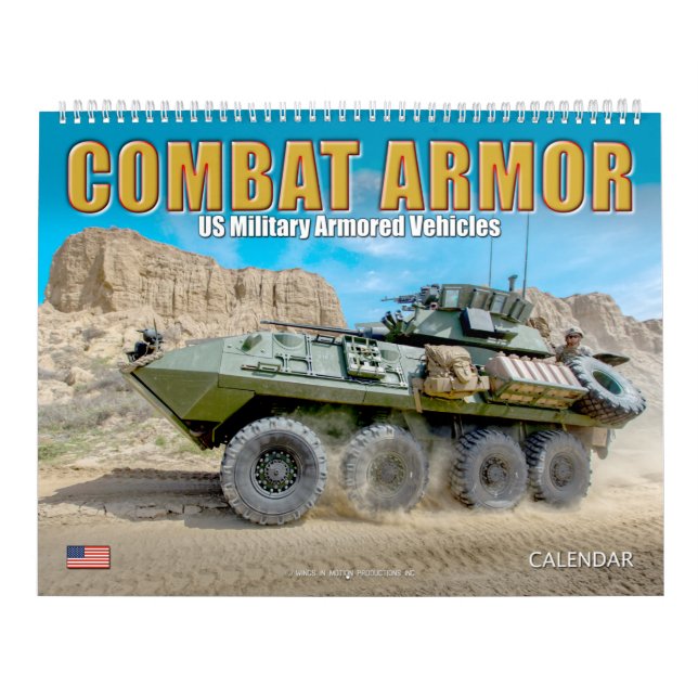 COMBAT ARMOR - US Military Armored Vehicles Calendar (Cover)