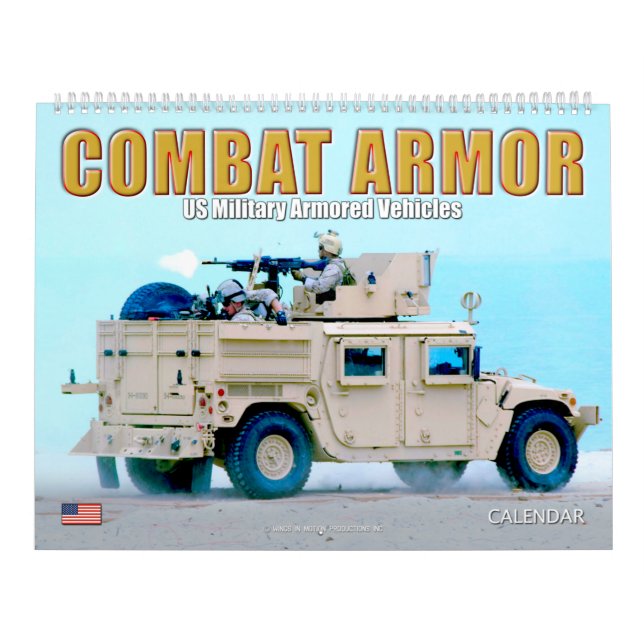 COMBAT ARMOR - US Military Armored Vehicles Calendar (Cover)