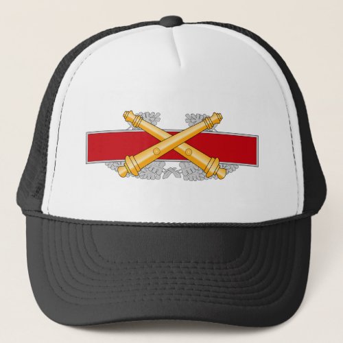Combat Artillery Badge Trucker Hat