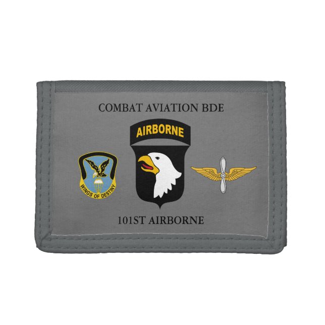COMBAT AVIATION BRIGADE 101ST AIRBORNE  TRIFOLD WALLET (Front)