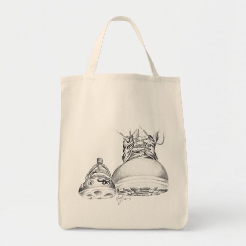 Combat Boots and Mary Janes_ Grocery edition Tote Bag