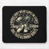 Combat Boots Mouse Pad (Front)