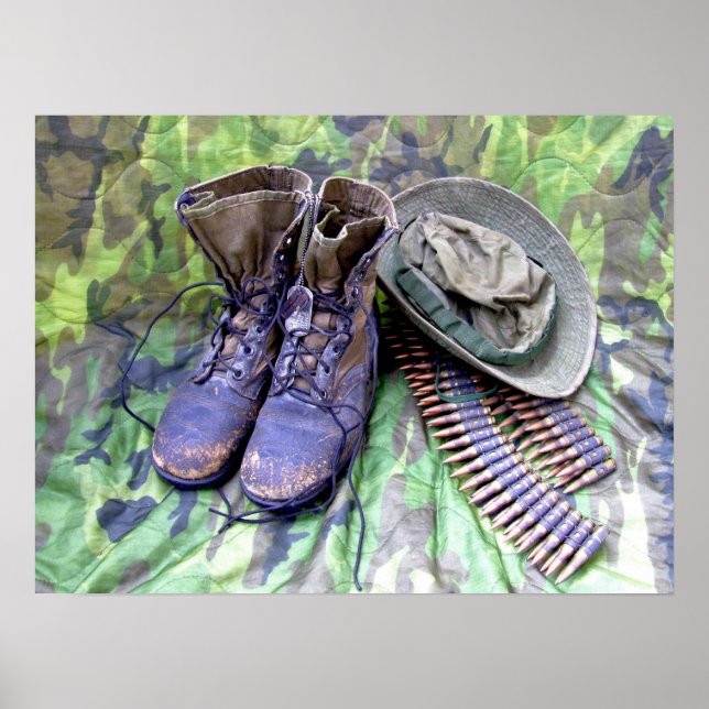 Combat boots poster (Front)