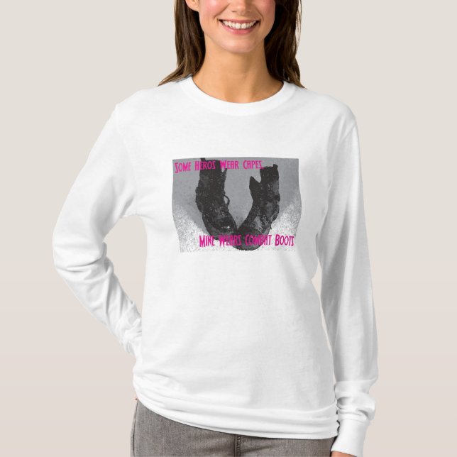 Combat-Boots T-Shirt (Front)