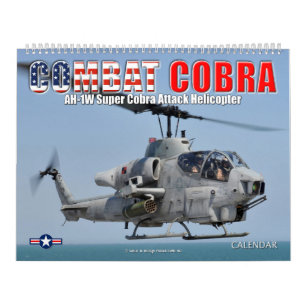 COMBAT COBRA - AH-1 Attack Helicopter Calendar