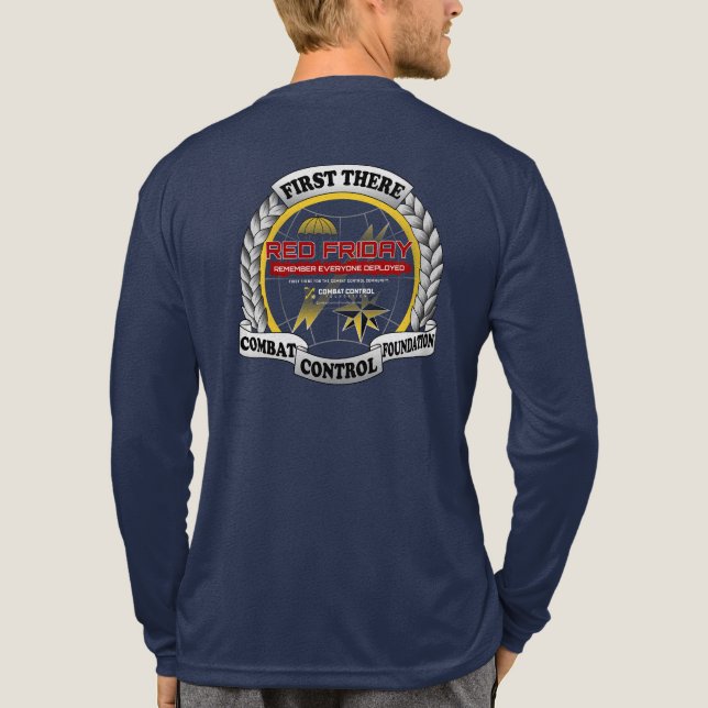 Combat Control RED Friday. Honor the Deployed. Tri-Blend Shirt (Back)