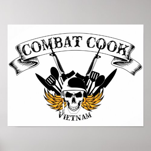 Combat Cook _ Vietnam Poster