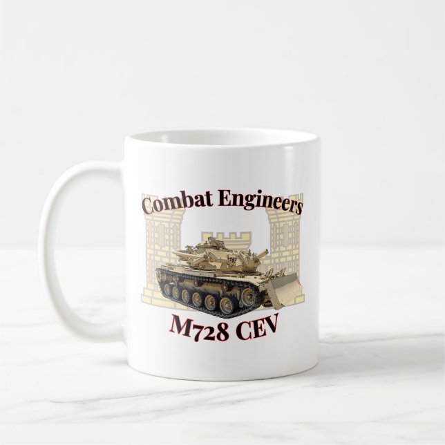 Combat Engineers M728 CEV mug (Left)