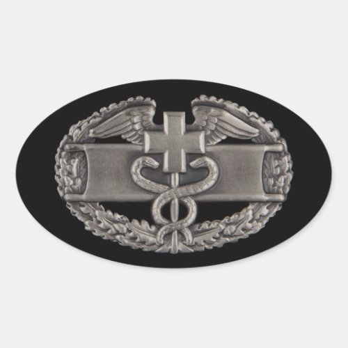 Combat Field Medical Badge CFMB Oval Sticker